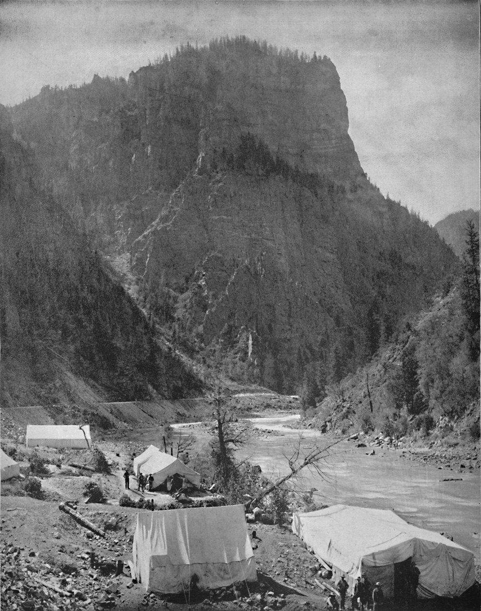 Campo minerario, Nevada, c1897 da Unbekannt