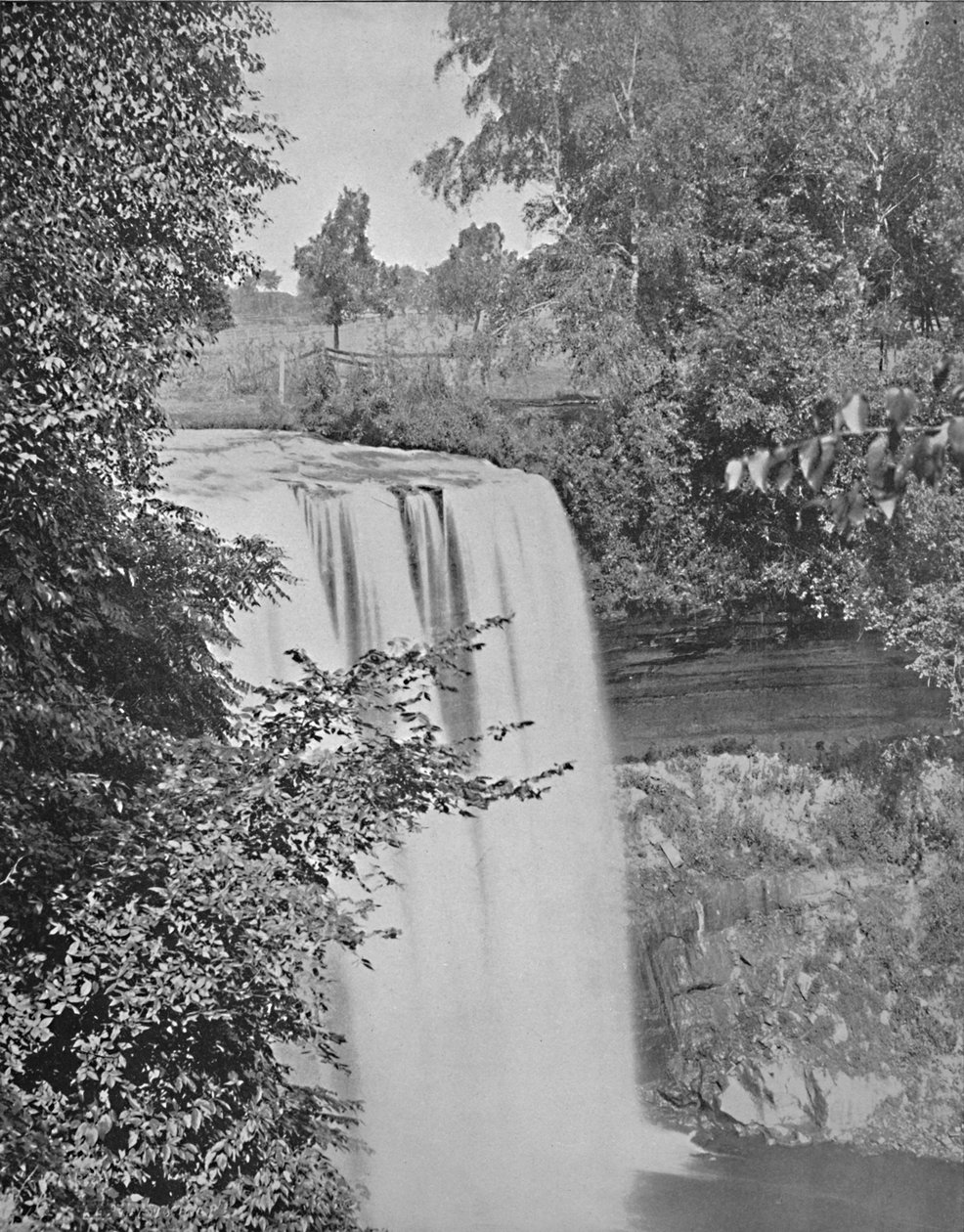 Cascate di Minnehaha, Minn., c1897 da Unbekannt