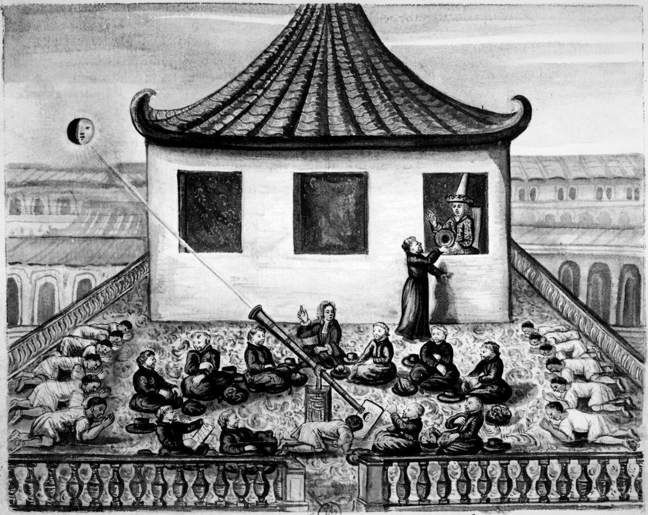 Missionari mostrano al Re del Siam un