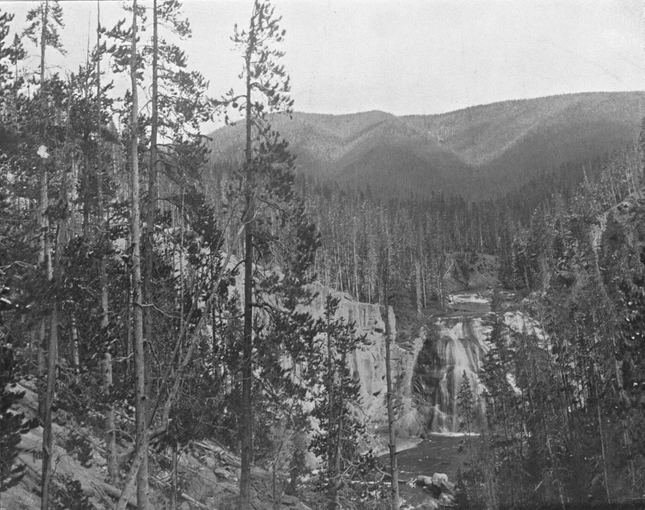 Fiume Missouri, sotto le Great Falls, Montana, USA, c1900 da Unbekannt