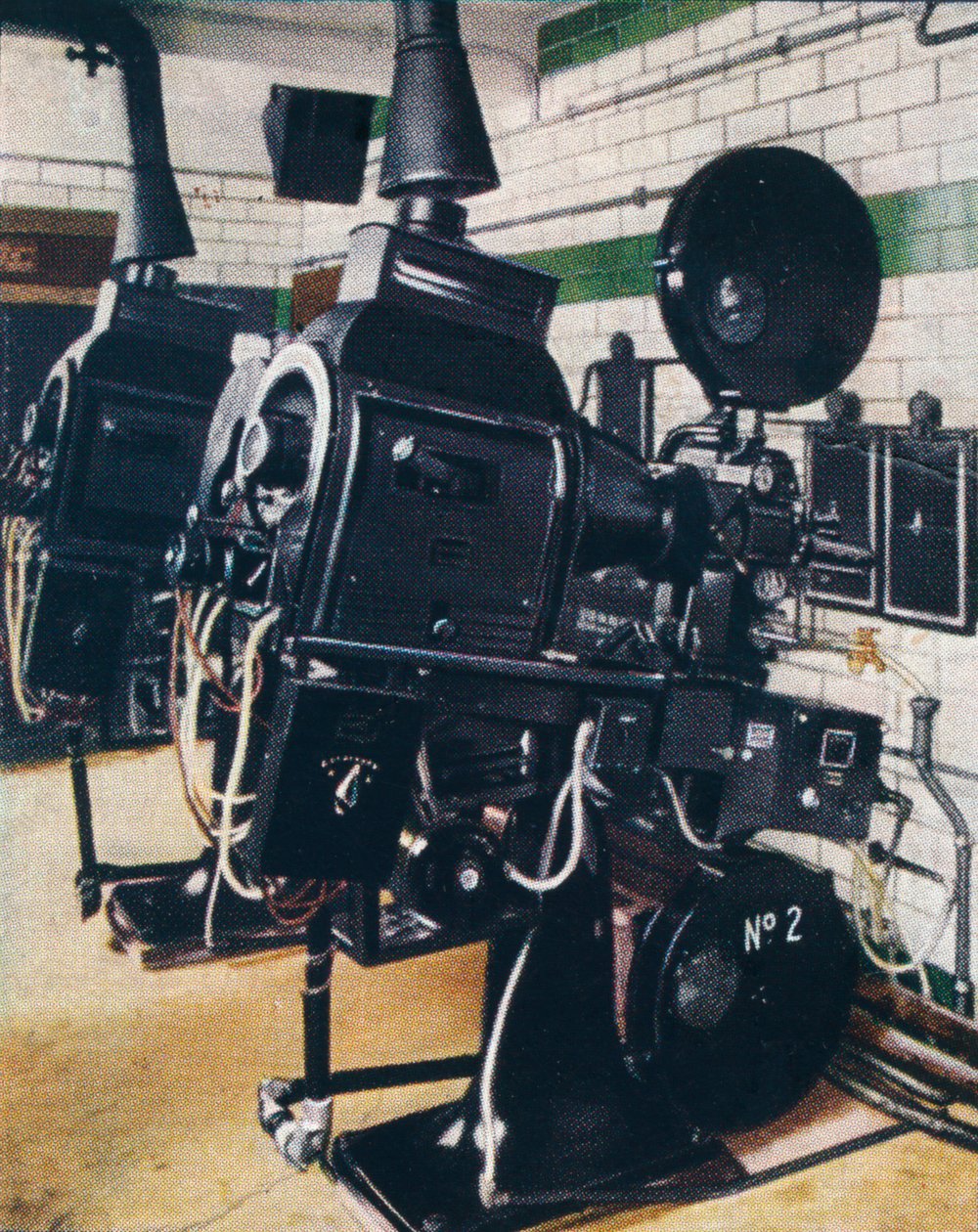 Cabina operativa del cinema moderno, 1938 da Unbekannt