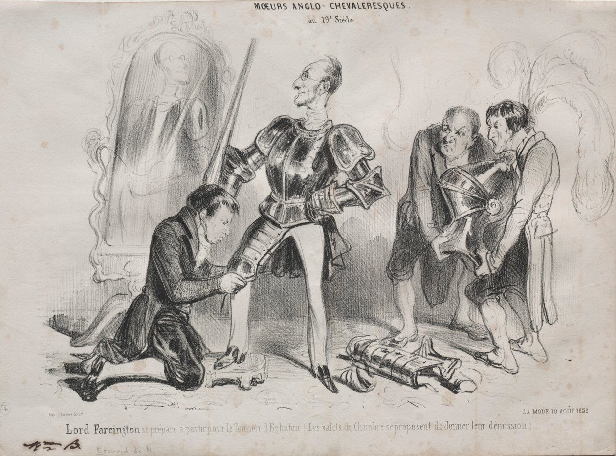 Moeurs Anglo-chevaleresques, 1839 da Unbekannt