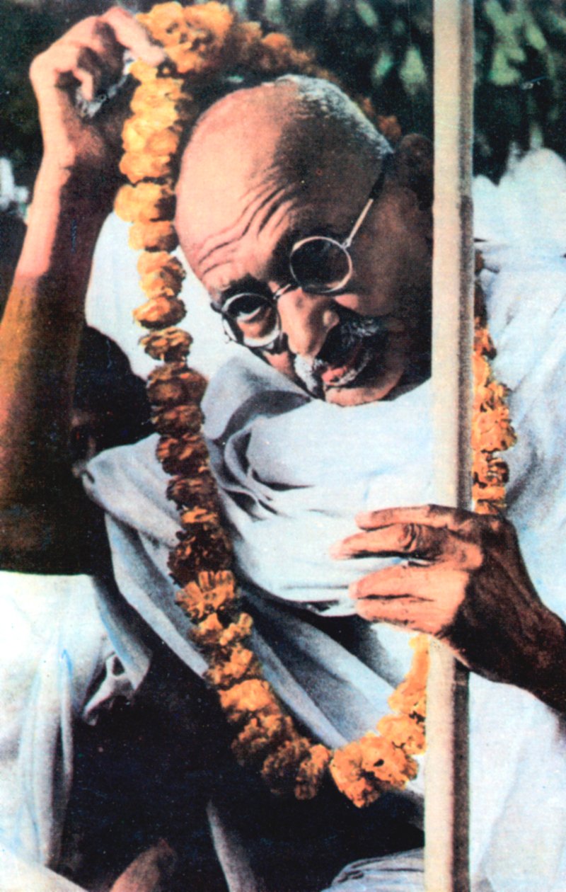 Mohondas Karamchand Gandhi, leader nazionalista indiano, 1869-1948 da Unbekannt