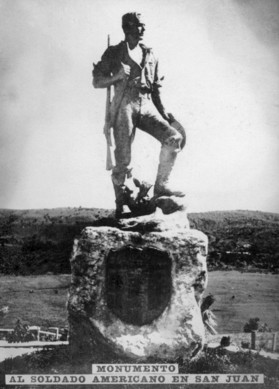 Monumento al soldato americano a San Juan Hill, anni 1920 da Unbekannt