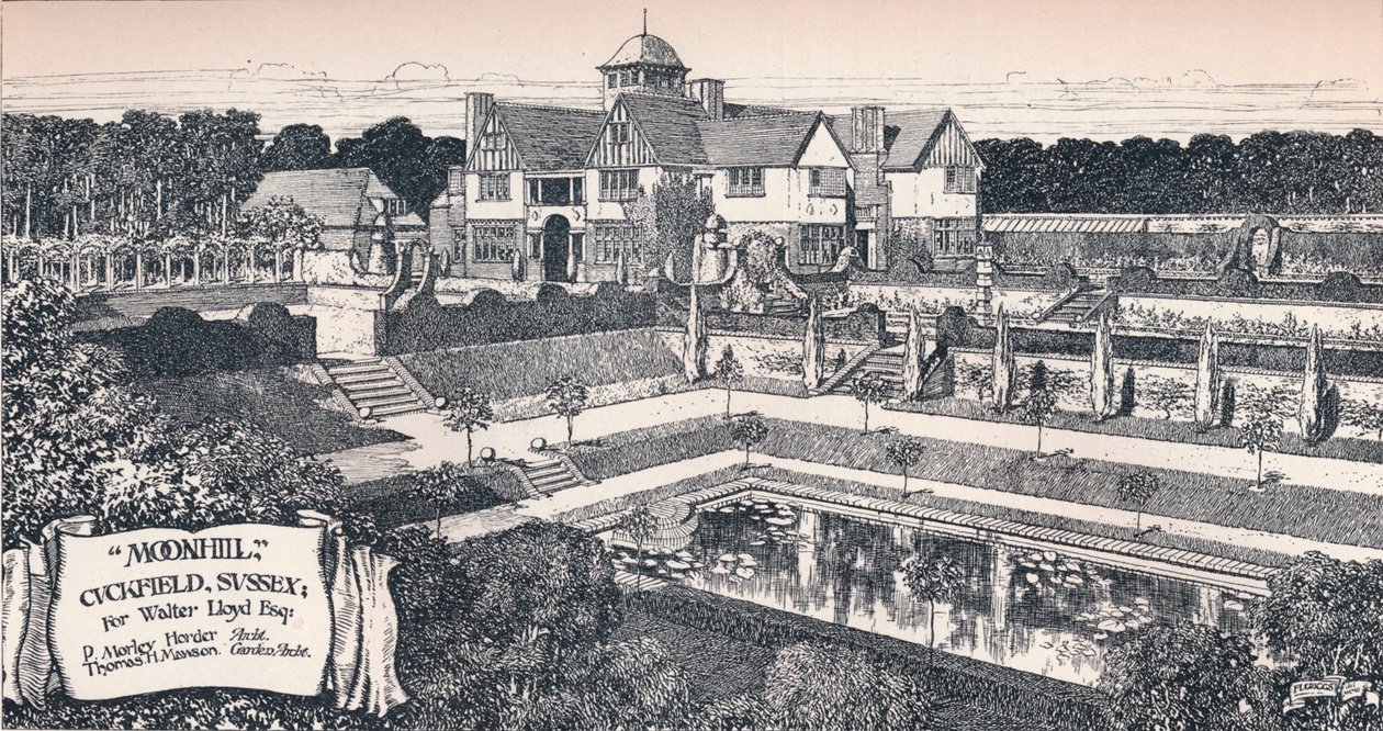 Moonhill, Cuckfield, Sussex, c1902 da Unbekannt