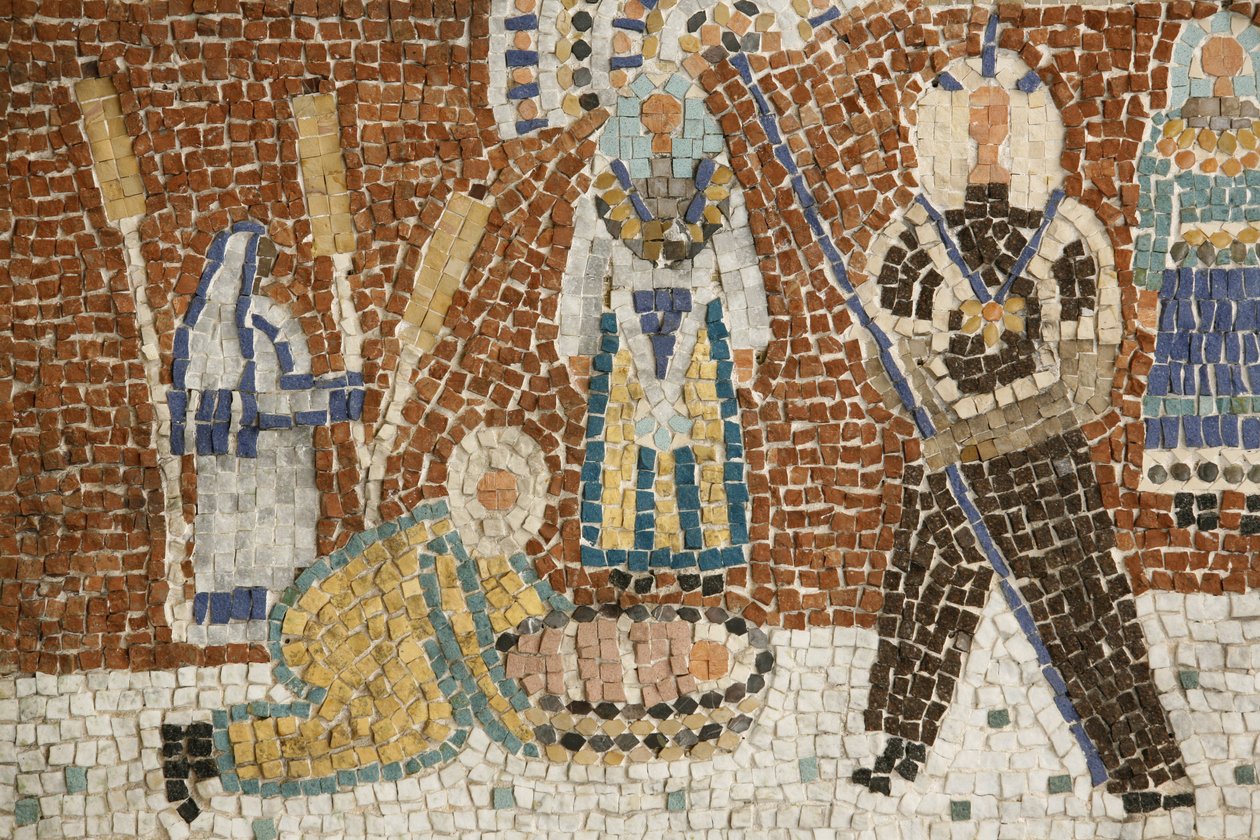 Mosaico che raffigura il salvataggio di Mosè, Gerusalemme, Israele da Unbekannt