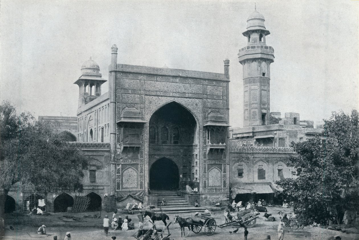 Moschea di Wazir Khan, Lahore, c1942 da Unbekannt