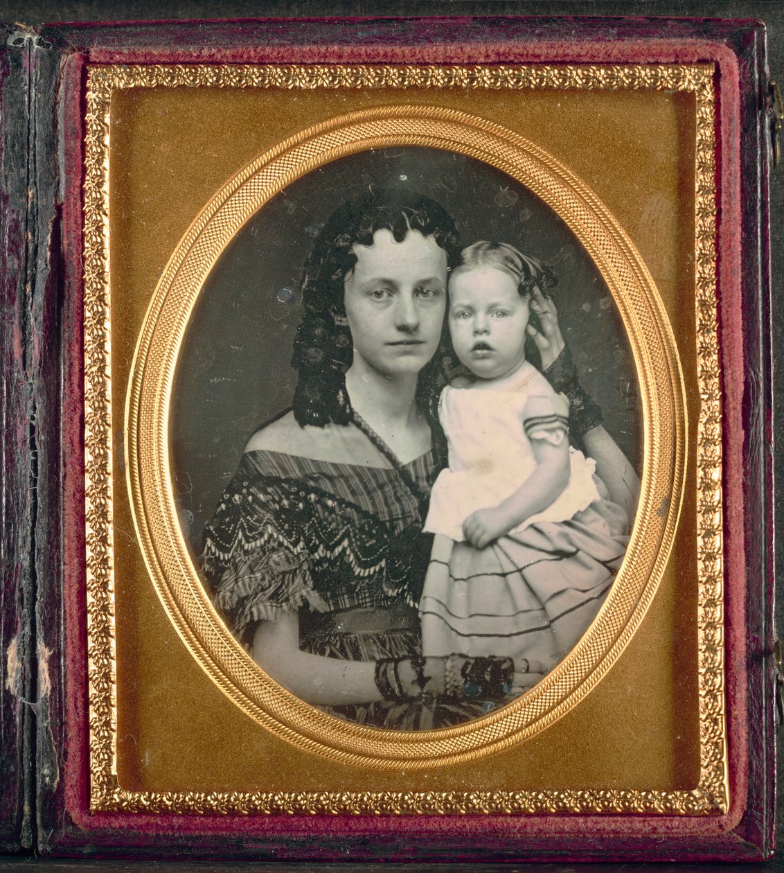 Madre e figlio, c. 1855 da Unbekannt