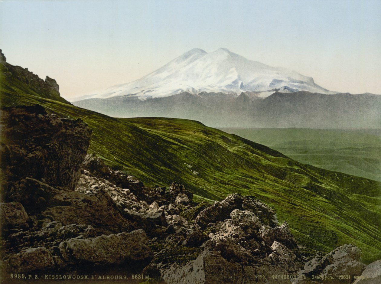 Montagna vicino a Kislovodsk, Russia, c1895 da Unbekannt