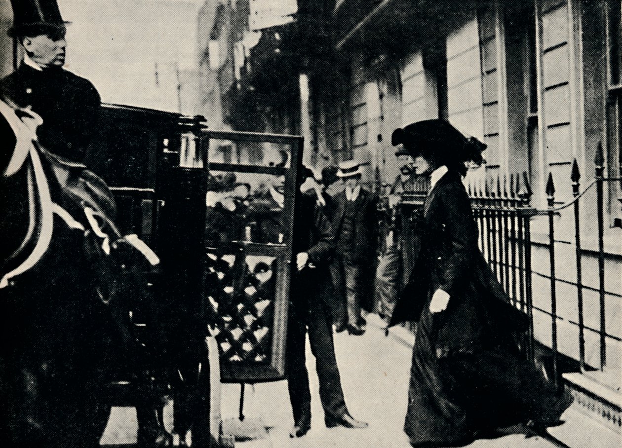 Il signor Churchill parte per la luna di miele, 1908 da Unbekannt