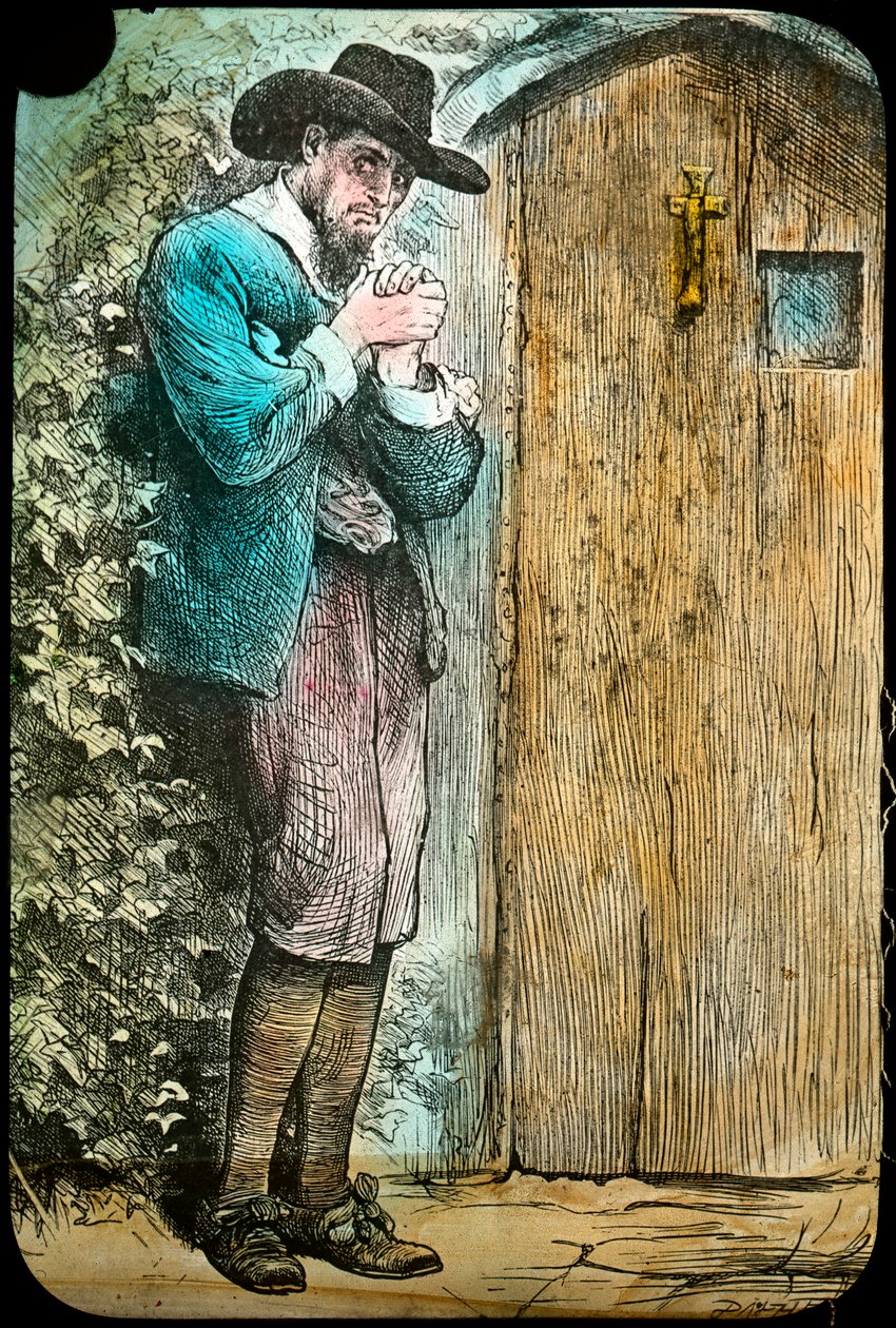 Mr Fearing al cancello, da Il Viaggio del Pellegrino da Unbekannt