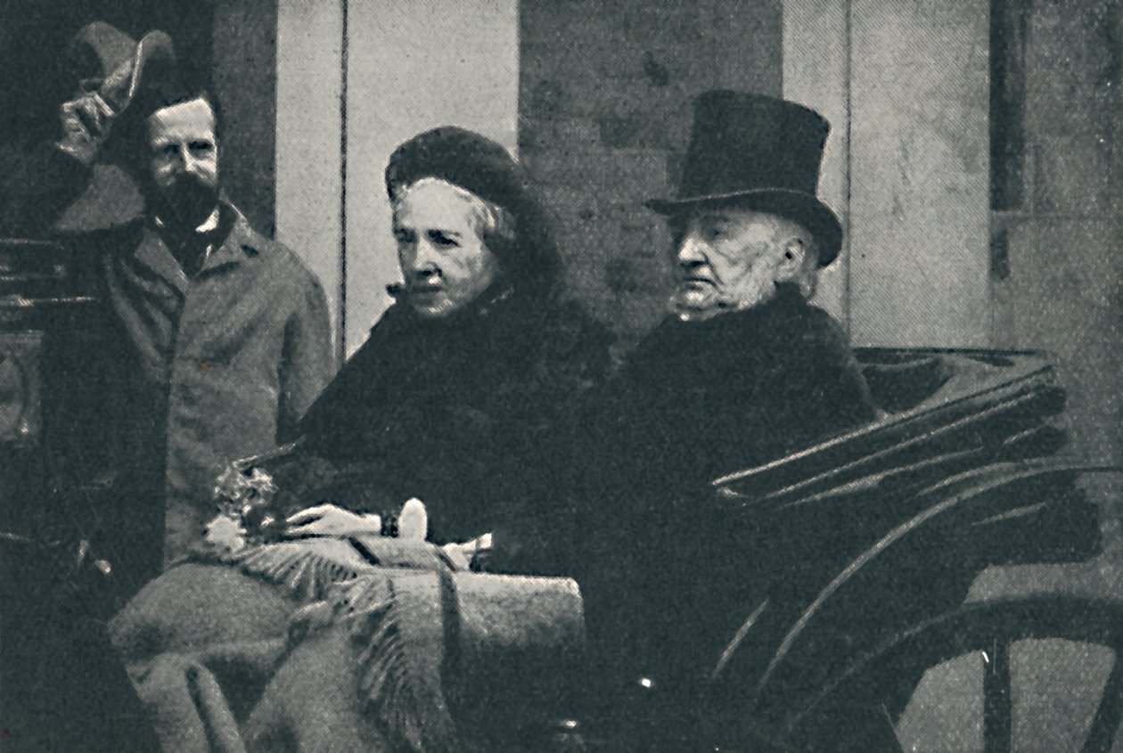 Il signor e la signora Gladstone attraversano Glasgow alle elezioni generali del 1892, 1900 da Unbekannt