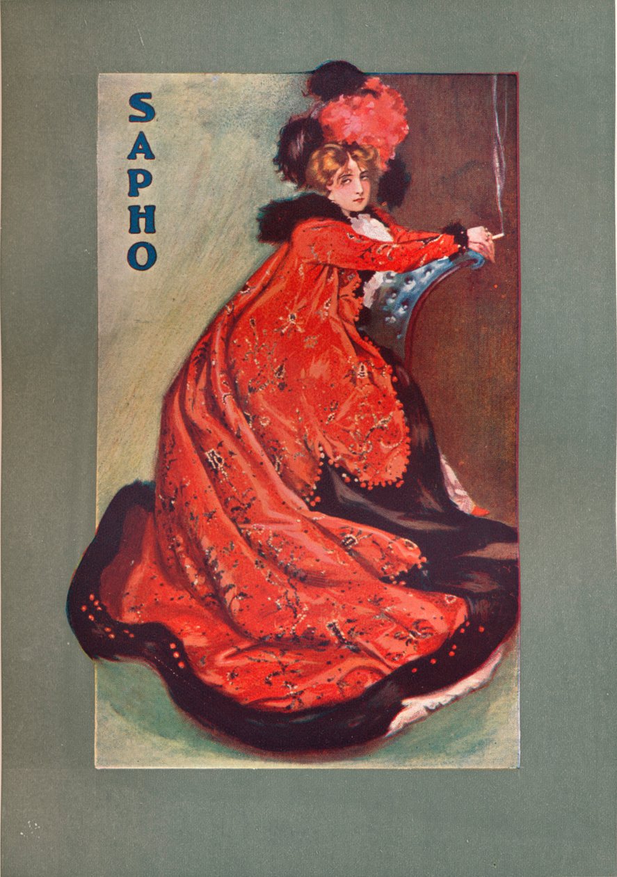 Mrs Olga Nethersole in Sapho, c1900 da Unbekannt