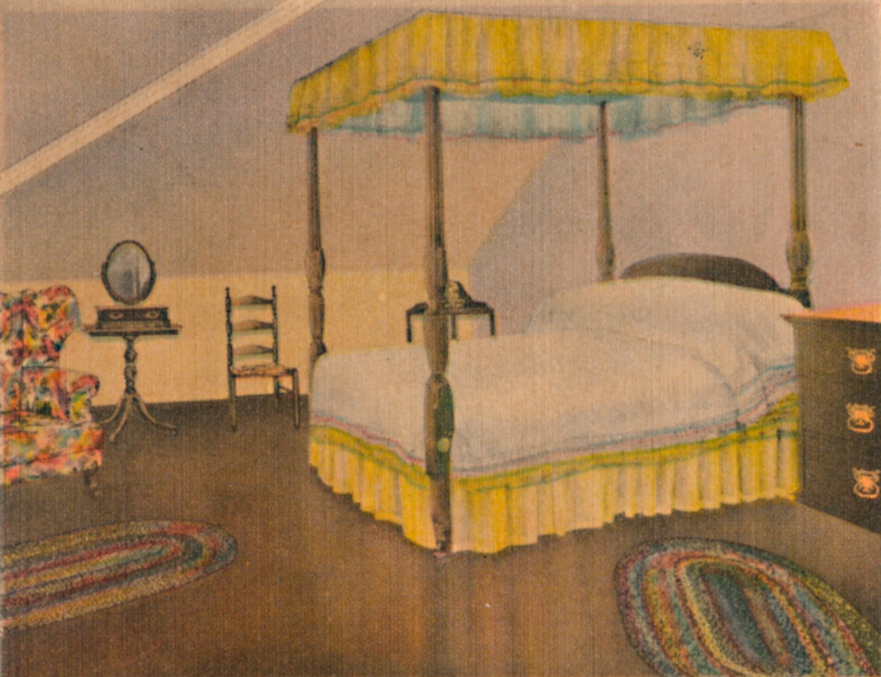 La camera da letto di Mrs. Washington da Unbekannt