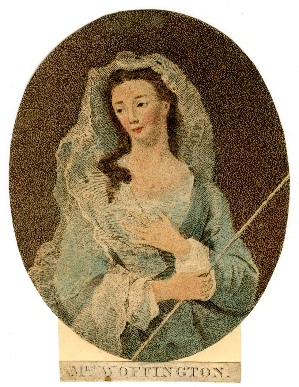 Signora Woffington, c1760 da Unbekannt