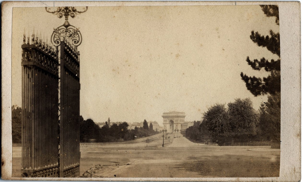 Comune di Parigi (1871): vista di Porte Maillot e dell