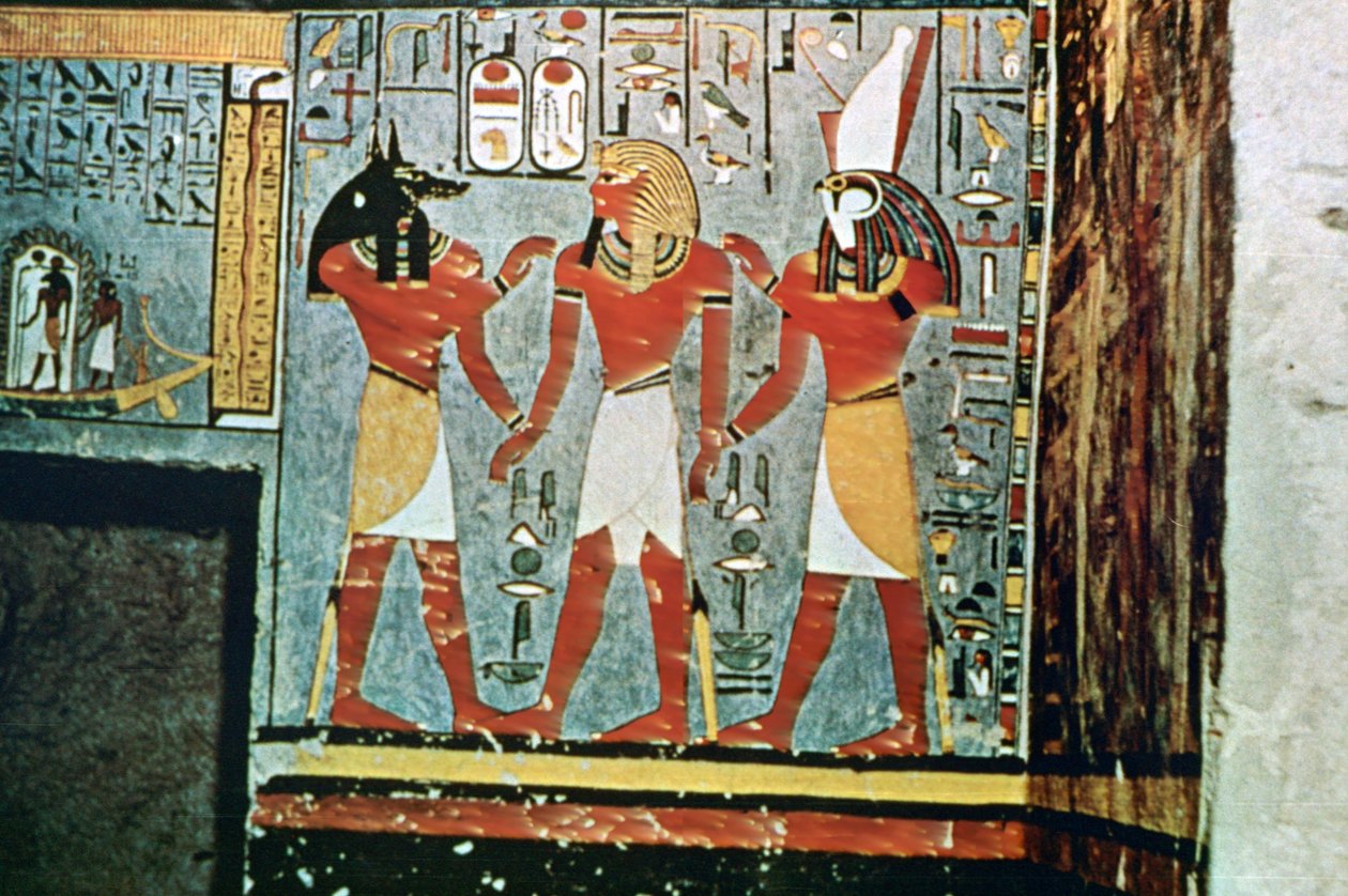 Murale dalle Tombe dei Nobili, Tebe, Luxor, Egitto da Unbekannt
