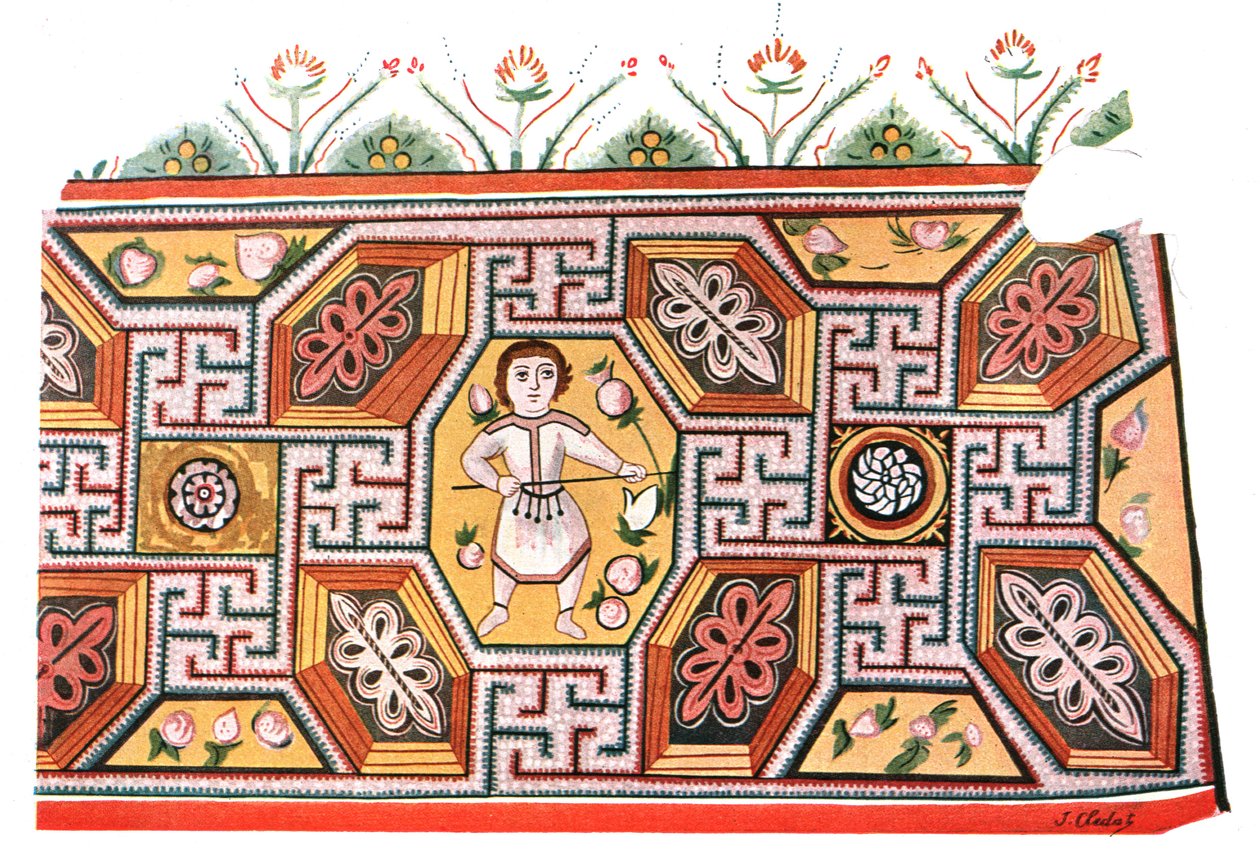 Dipinti murali nelle rovine del Monastero di Sant