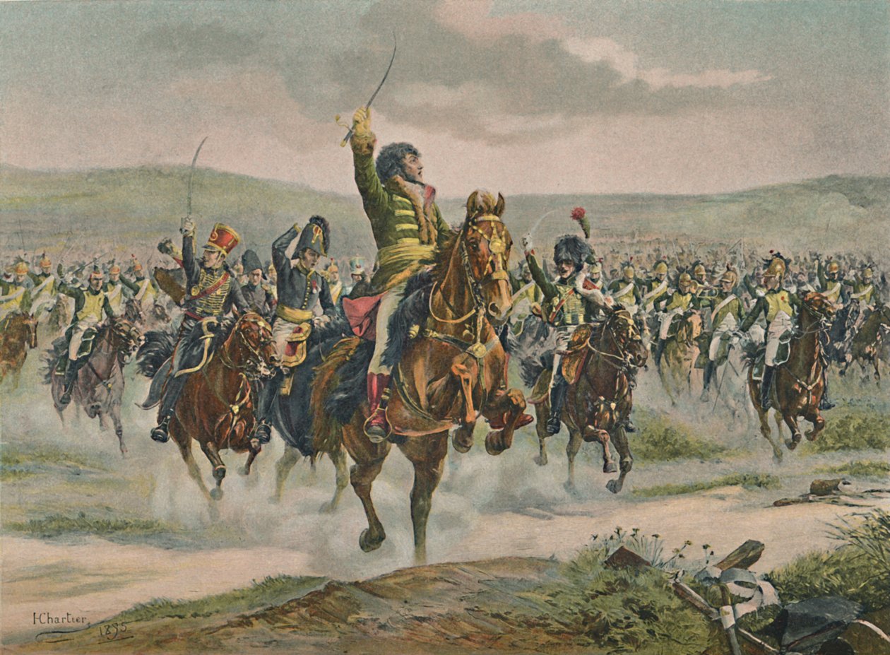 Murat guida la cavalleria a Jena, 14 ottobre 1806 da Unbekannt