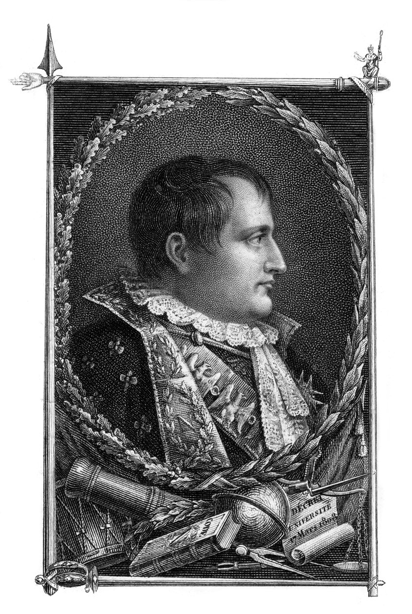 Napoleone Bonaparte, generale e imperatore francese da Unbekannt