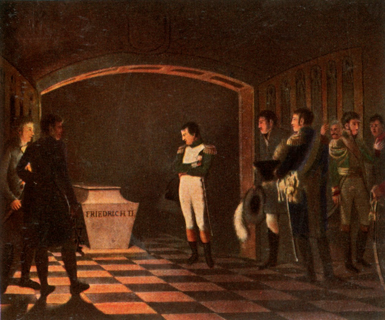 Napoleone I alla tomba di Federico il Grande, 27 ottobre 1806, 1936 da Unbekannt
