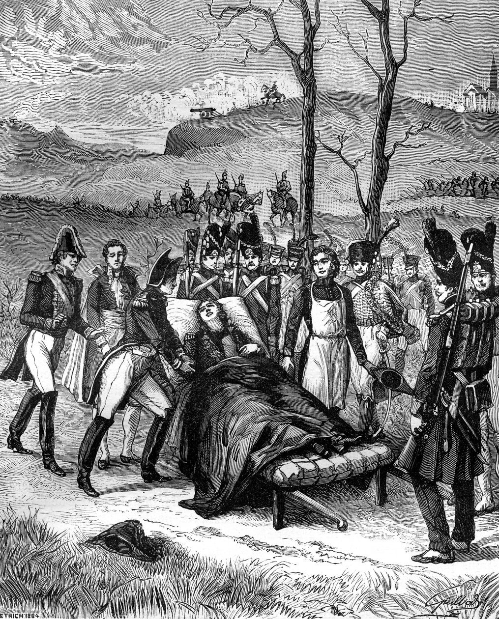 Napoleone corse verso Duroc, che era ancora vivo, 1813 1882-1884 da Unbekannt