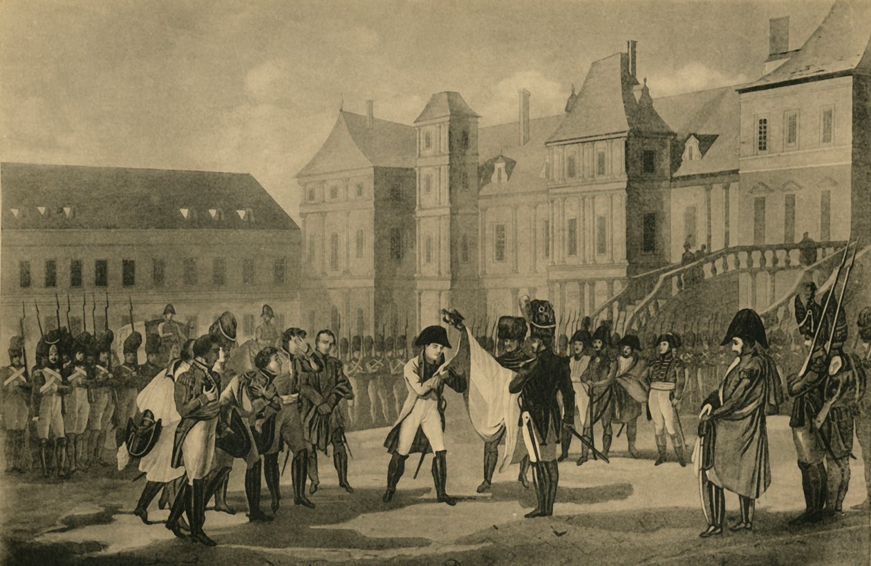 Partenza di Napoleone da Fontainebleau, 20 aprile 1814 da Unbekannt