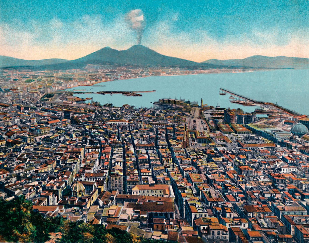 Napoli - Panorama da S. Martino da Unbekannt