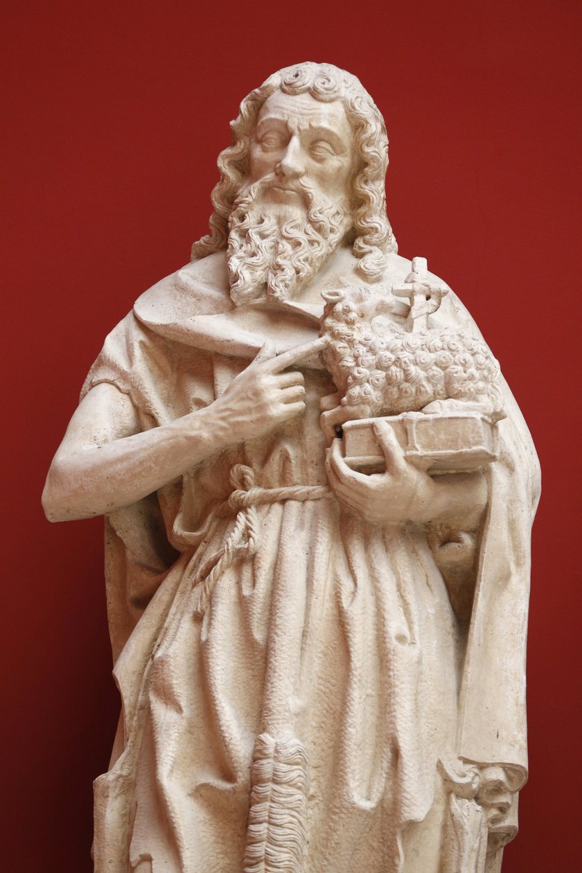 Museo Nazionale dei Monumenti Francesi. Sainte Chapelle, Chateaudun. San Giovanni Battista. Calco, Parigi, Francia da Unbekannt