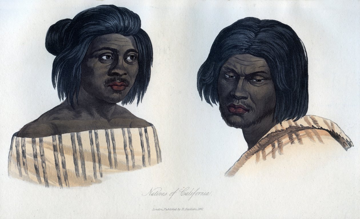 Nativi della California, 1848 da Unbekannt