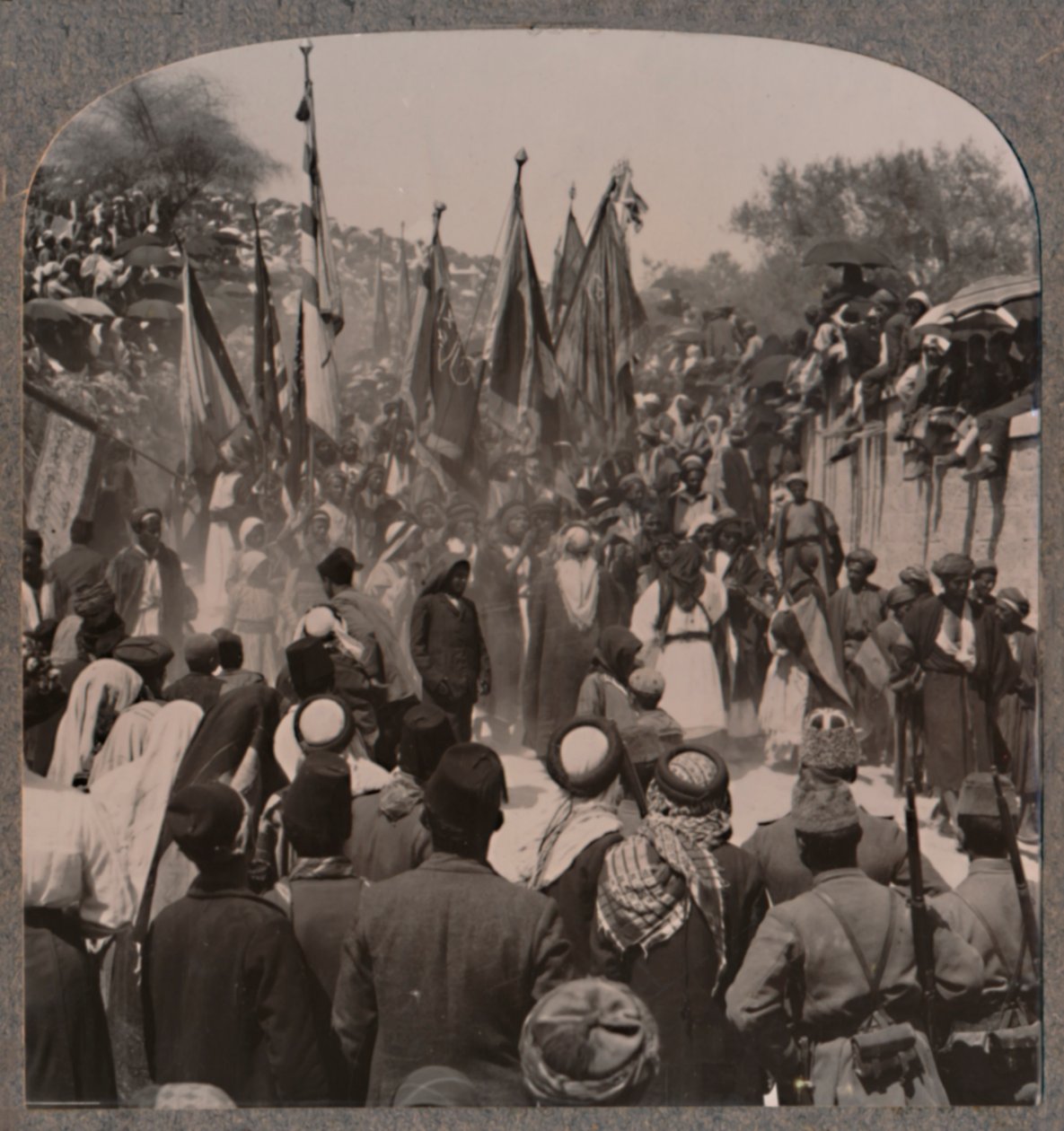 Processione di Nebi Musa, c1900 da Unbekannt