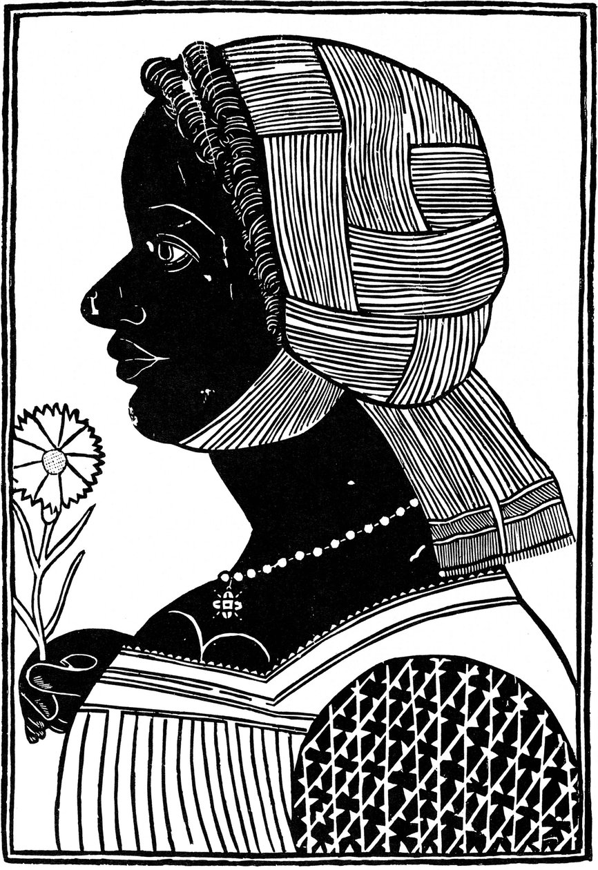 Donna negra, fine XV secolo da Unbekannt
