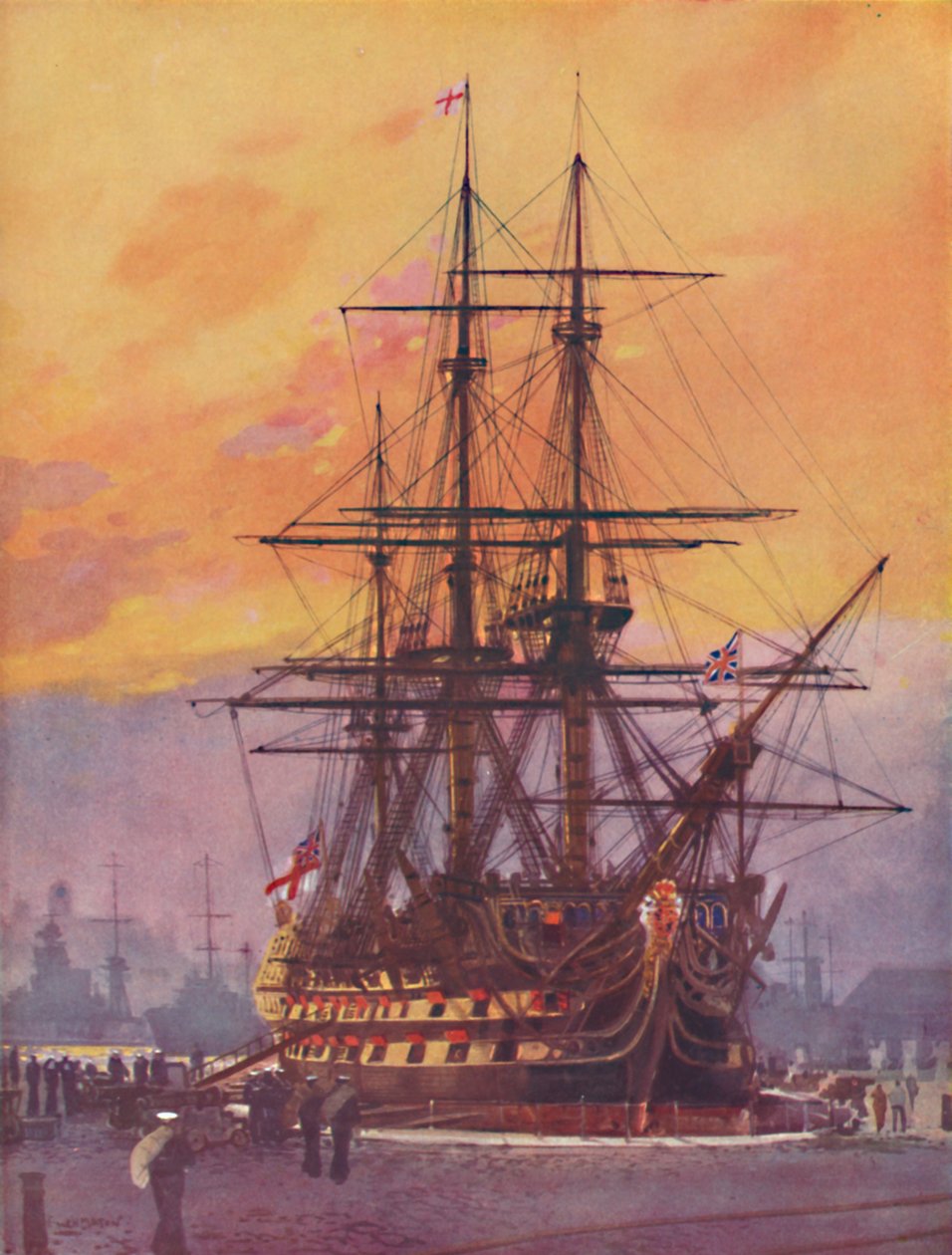 La Nave Ammiraglia di Nelson Come È Oggi, 1936 da Unbekannt