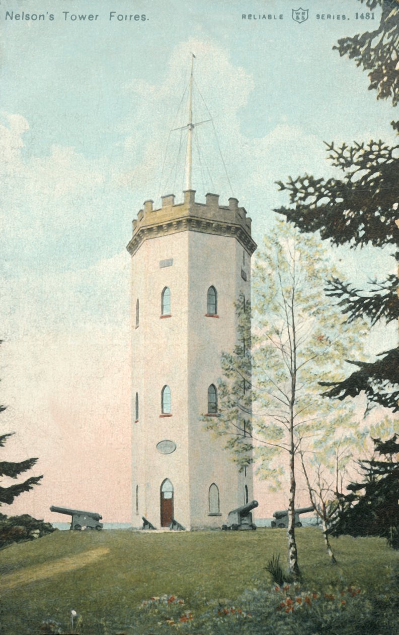 Torre di Nelson, Forres, fine 19°-inizio 20° secolo da Unbekannt