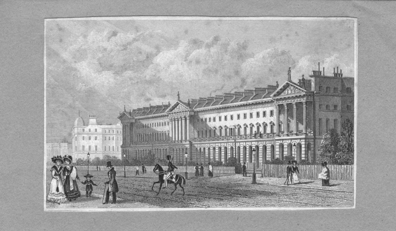 Edificio neoclassico, XIX secolo da Unbekannt
