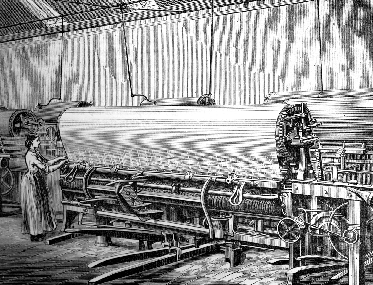 Telaio per reti nella fabbrica Stuarts da Unbekannt