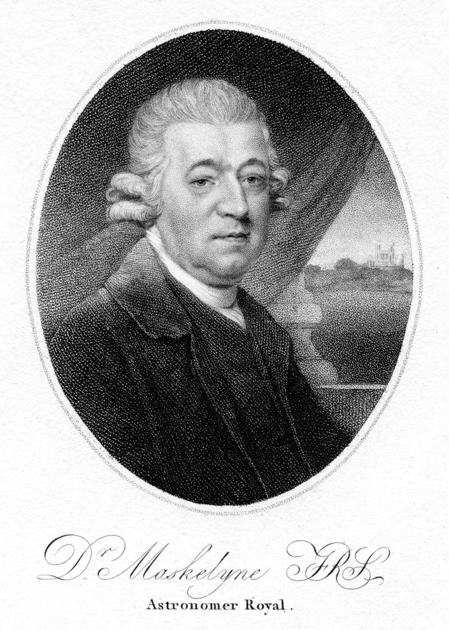 Nevil Maskelyne, astronomo inglese, 1804 da Unbekannt