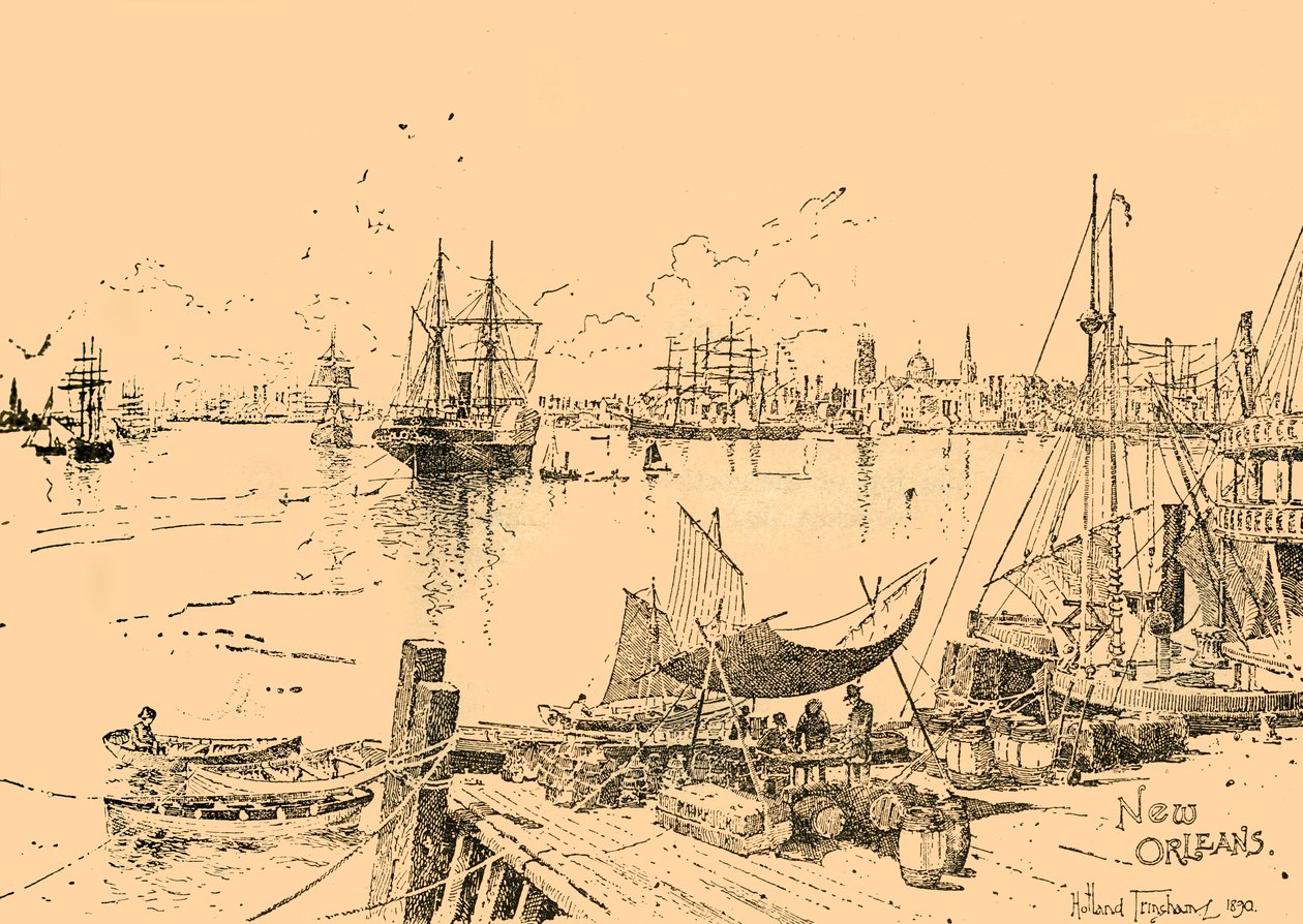 New Orleans, Louisiana, c1890 da Unbekannt