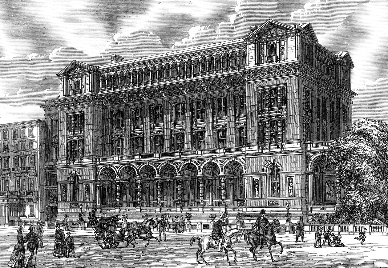 Nuove scuole di scienze, South Kensington, Londra, XIX secolo da Unbekannt
