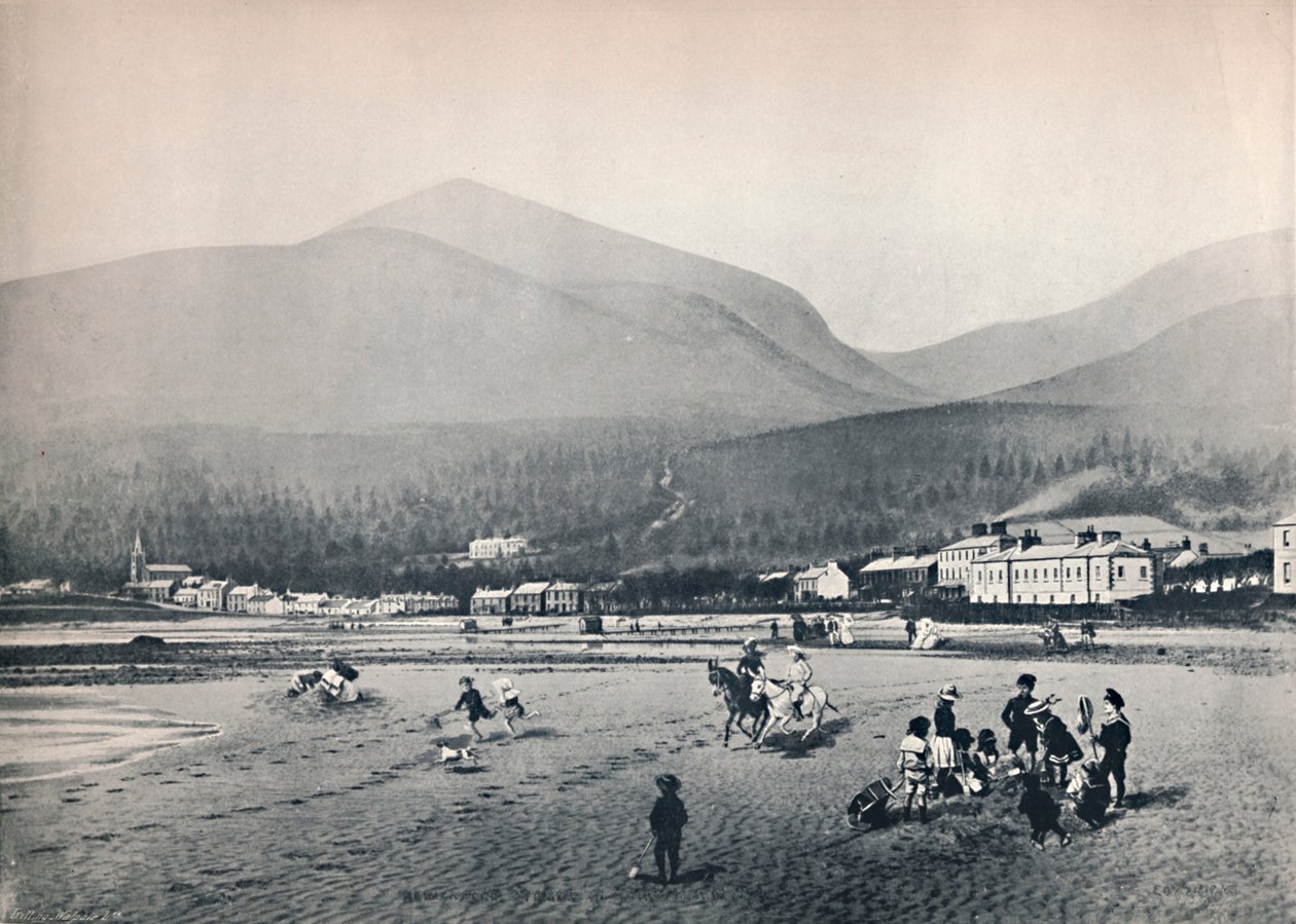 Newcastle, Co. Down. - La Spiaggia, con Slieve Donard, 1895 da Unbekannt