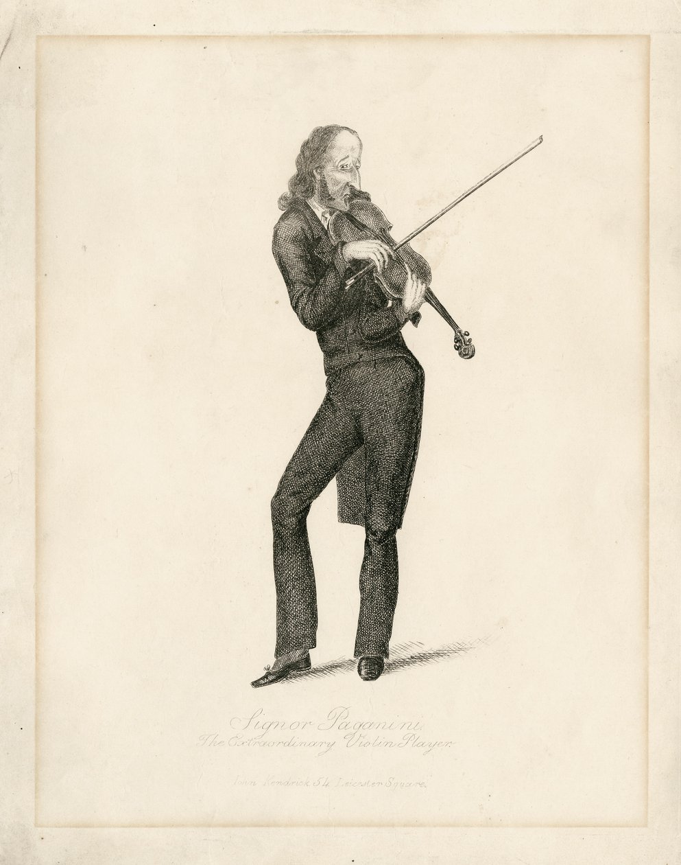 Niccolò Paganini - ritratto da Unbekannt