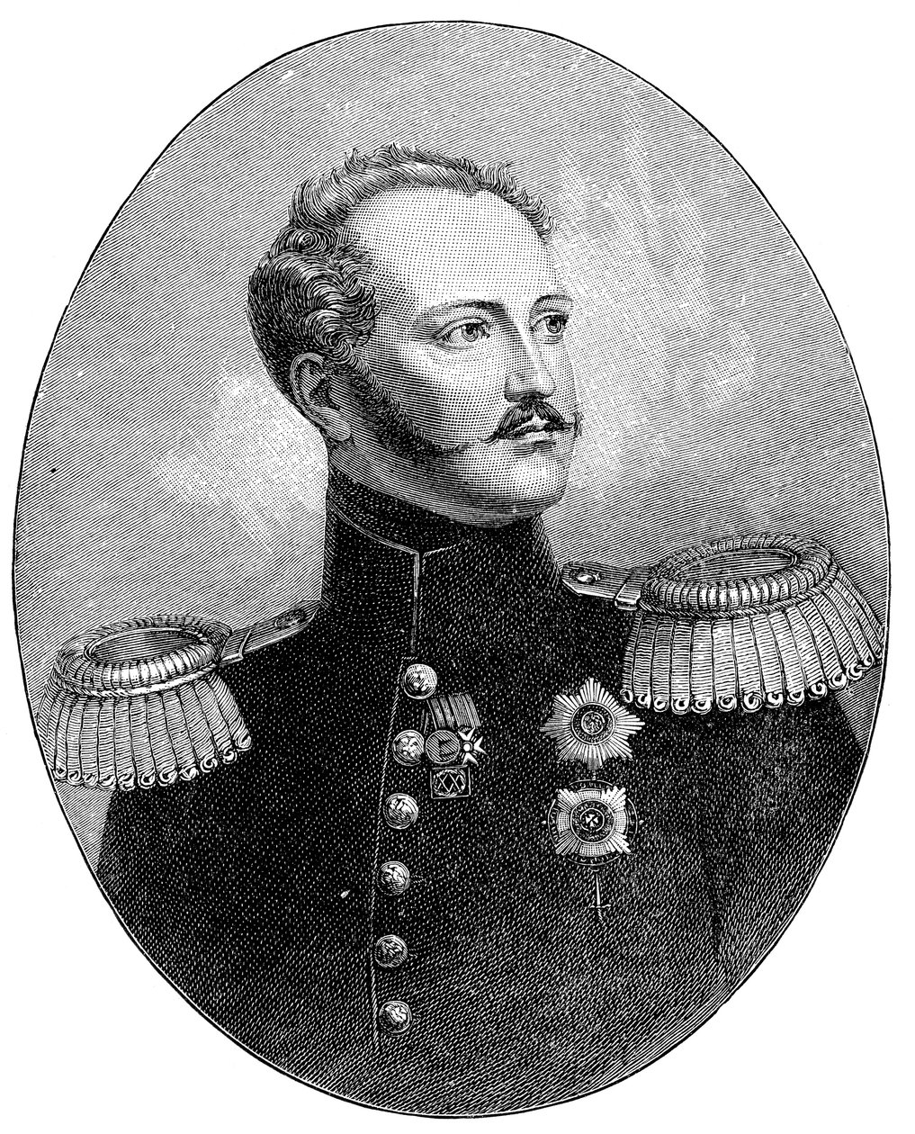 Nicola I 1796-1855, Zar di Russia in uniforme militare da Unbekannt