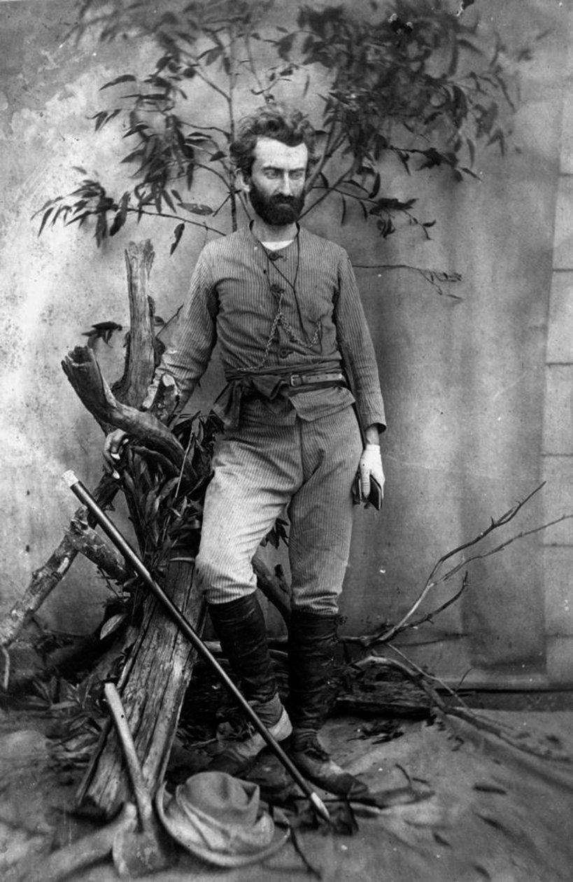 Nikolai Nikolaevich Miklukho-Maklai, antropologo russo, Queensland, Australia, c1880 da Unbekannt