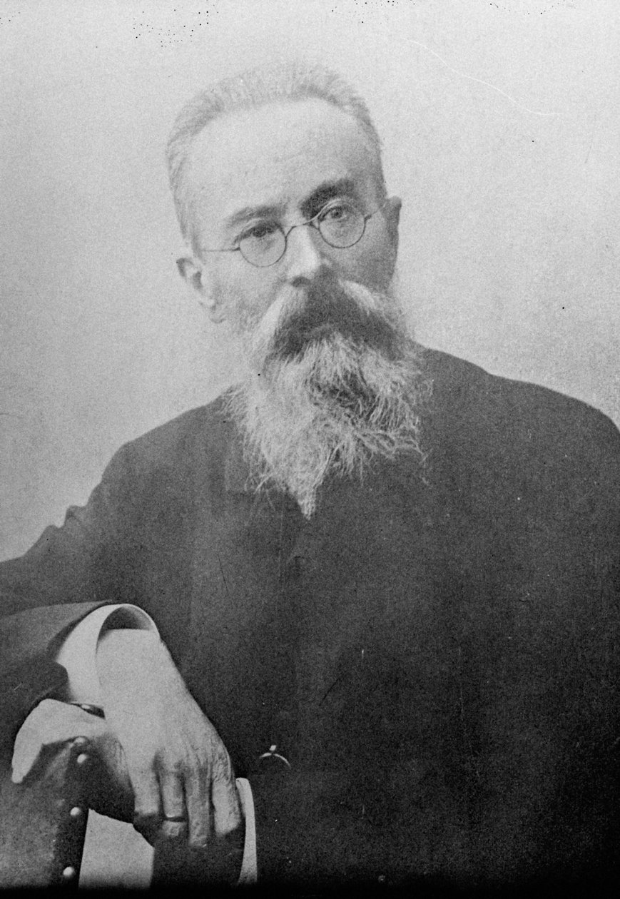 Nikolai Rimsky-Korsakov, compositore russo, 1890s da Unbekannt