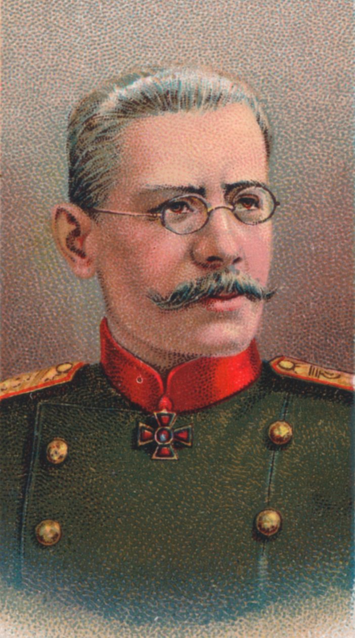 Nikolai Vladimirovich Ruzsky 1854-1918, generale russo della Prima Guerra Mondiale, 1917 da Unbekannt