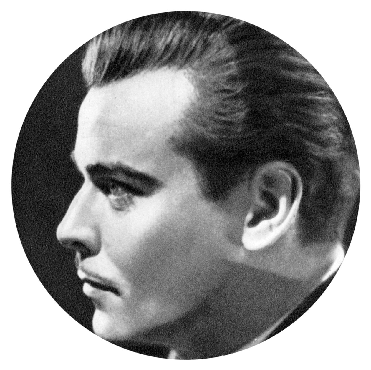 Nils Asther, attore teatrale e cinematografico svedese nato in Danimarca, 1934-1935 da Unbekannt