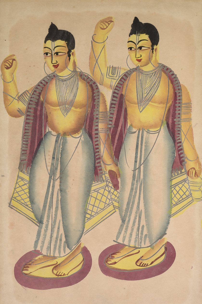 Nitai e Gaur, 1800s da Unbekannt