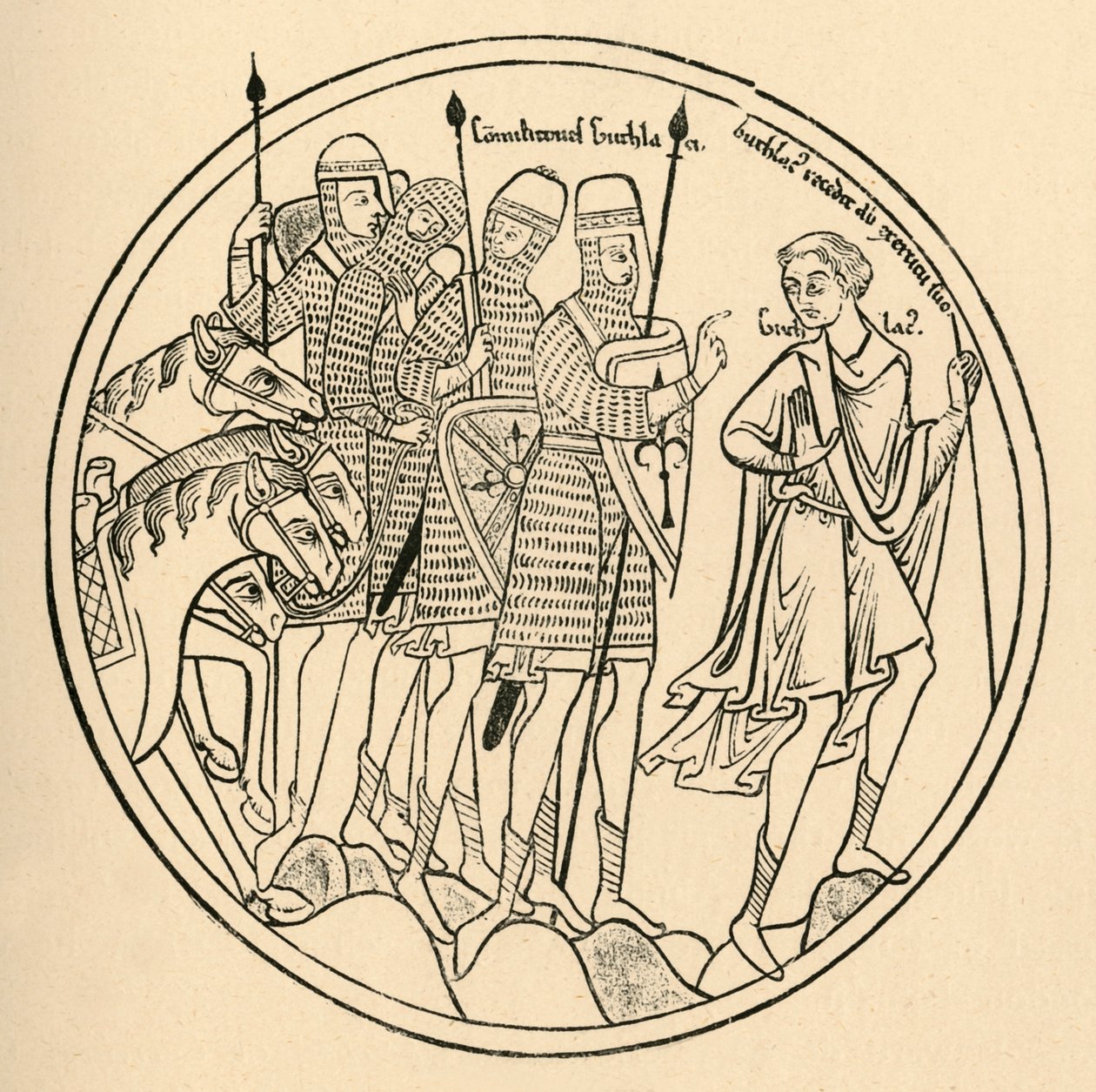 Soldati normanni, 1908 da Unbekannt