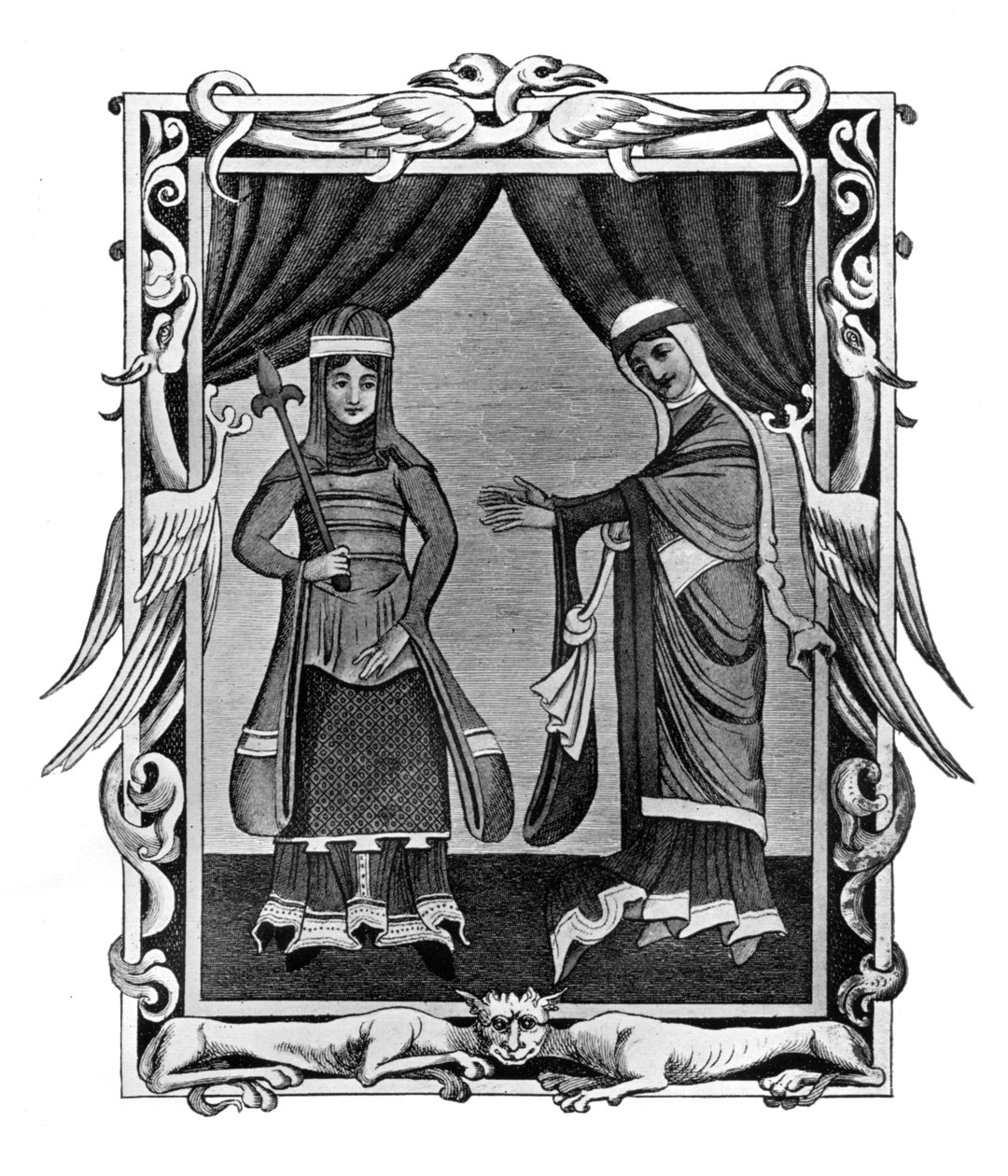 Costume normanno, inizio XII secolo, 1910 da Unbekannt