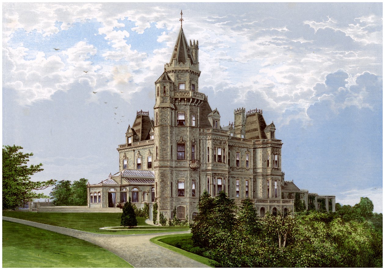 Normanhurst, Sussex, casa della famiglia Brassey, c1880 da Unbekannt